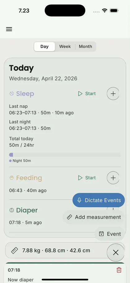 Vaava growth measurement scan flow screen recording